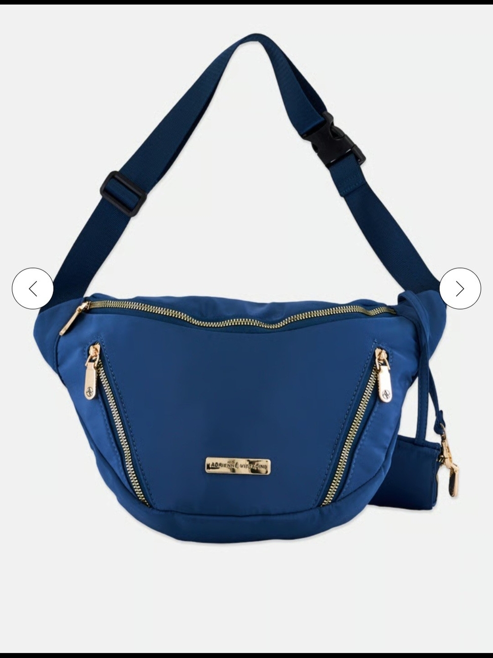 New & Sealed Adrienne Vittadini Crescent Crossbody Fanny Pack